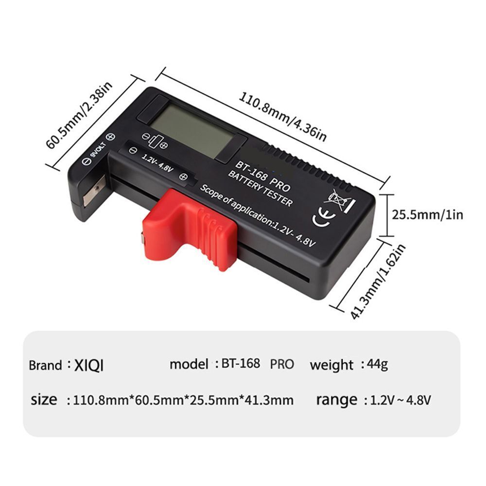 Indicator Electricity Measuring Instrument Voltage Checker Battery Volt Tester