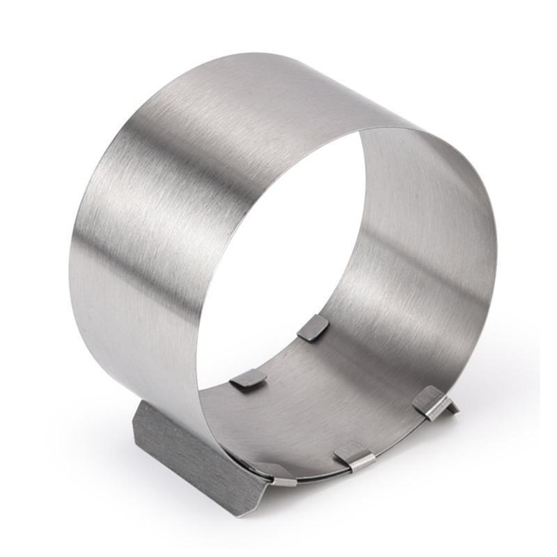 Baking Round Ring Home Baking Round Form Ring Home Adjustable Steel Mould Gift