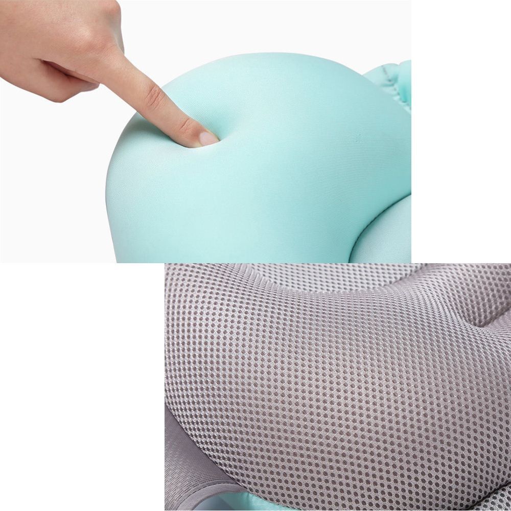 Mat Bathtub Seat Newborn Baby Shower Bath Tub Pad Anti-Slip Bathtub Pillow