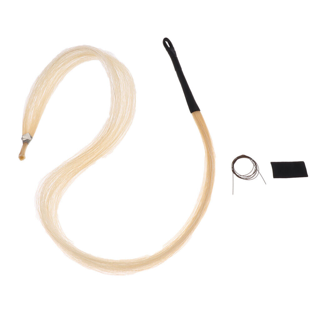 Mongolia Tail Violin Viola Erhu Bow String Instrument Replacement