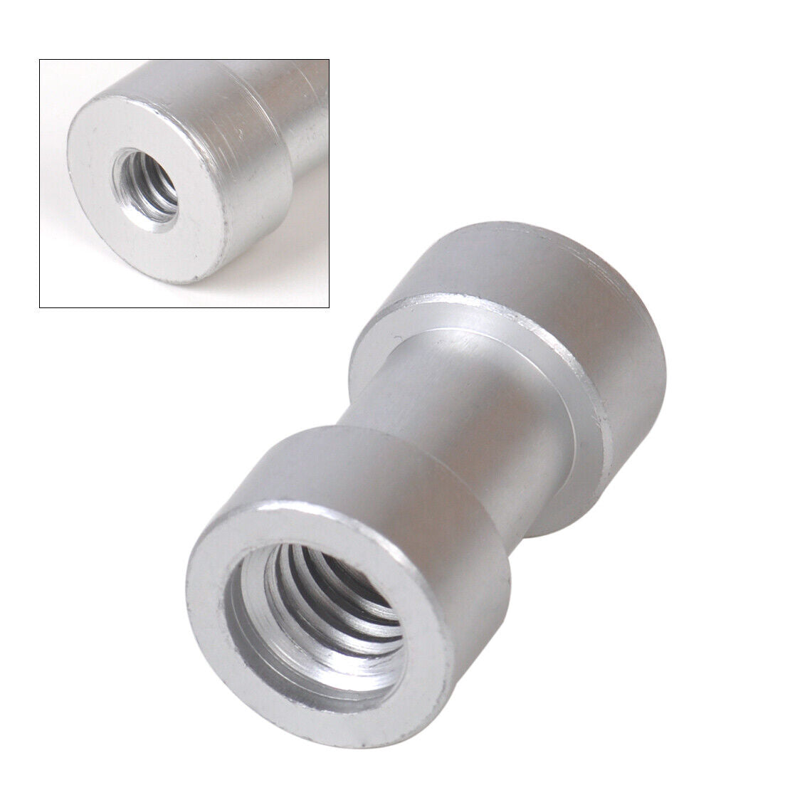 3 in1 1/4" 3/8" Tripod Screw to Light Stand Umbrella Holder Camera Adapter Li