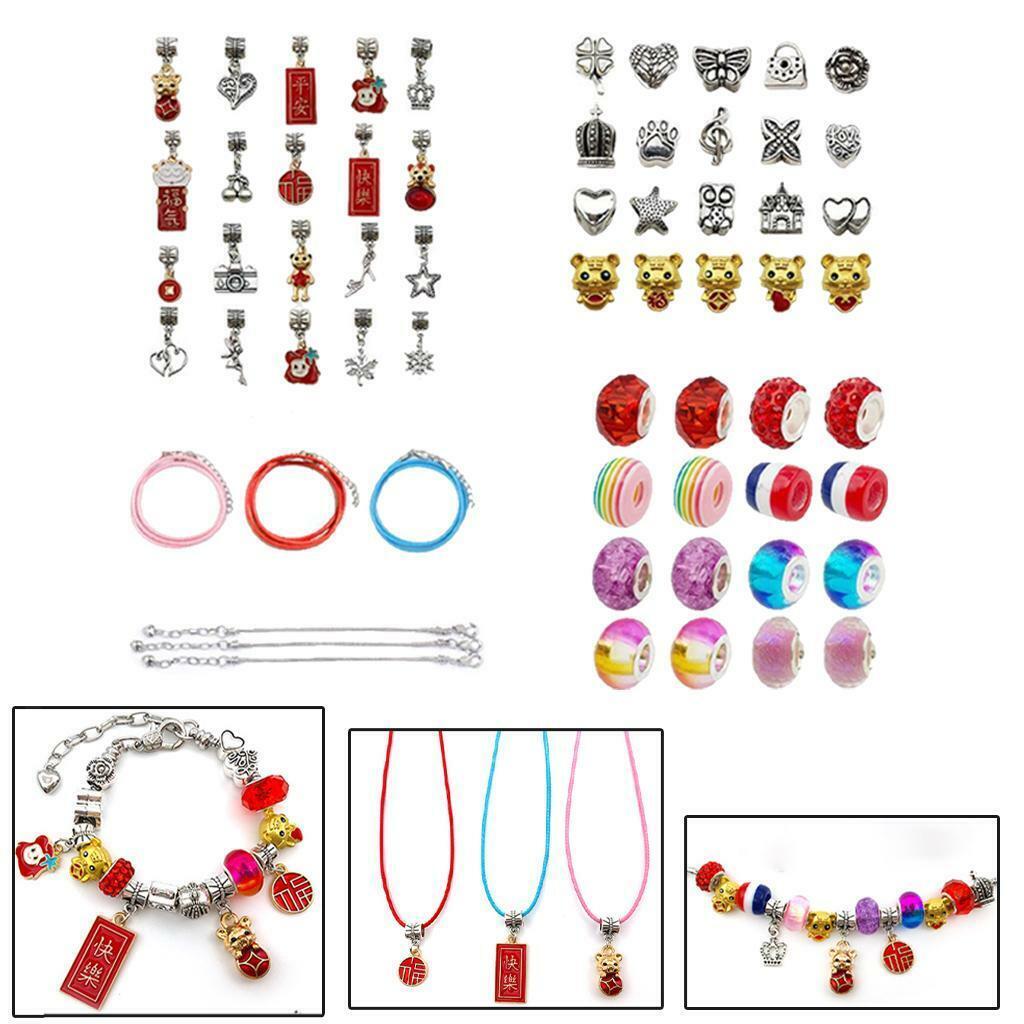 62 Pieces Bracelet Making Kit Assorted  for Necklace Bracelet Making