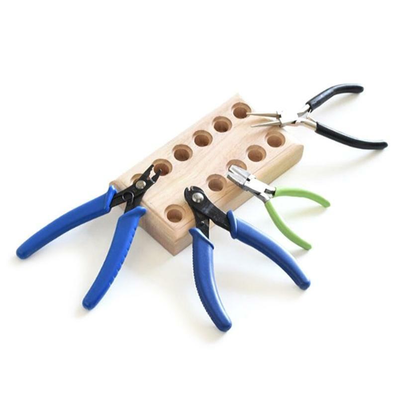 Wooden Pliers Storge Holder for Storing Pliers Wire Cutters Durable Stable