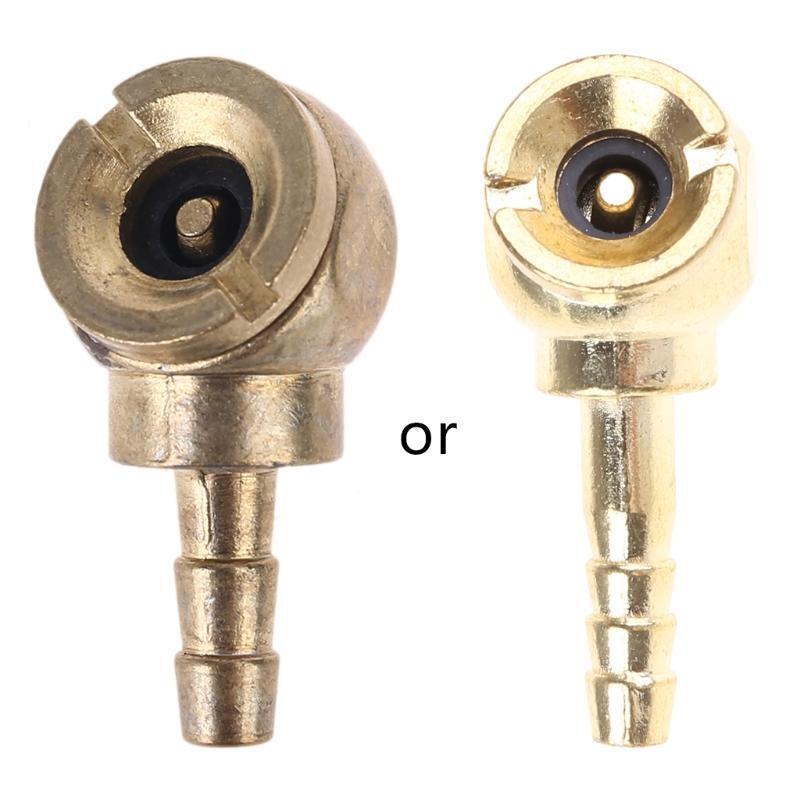 Air Chuck 1/4" Heavy Duty Tire Chuck with Clip for Inflator Gauge Air Compressor