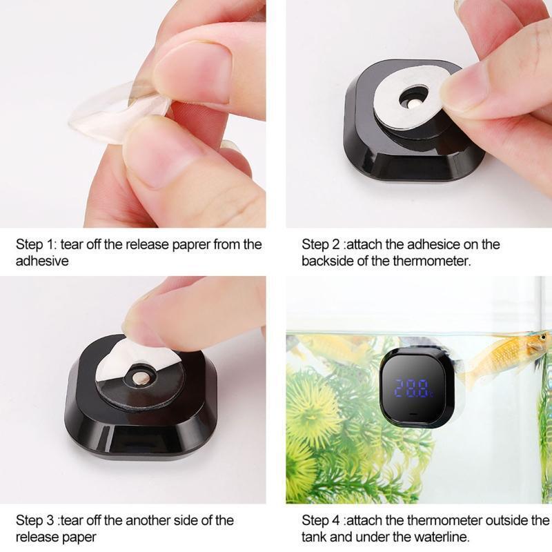 Fish Tank Water Temperature Meter Home Refrigerator Aquarium Digtal Thermometer