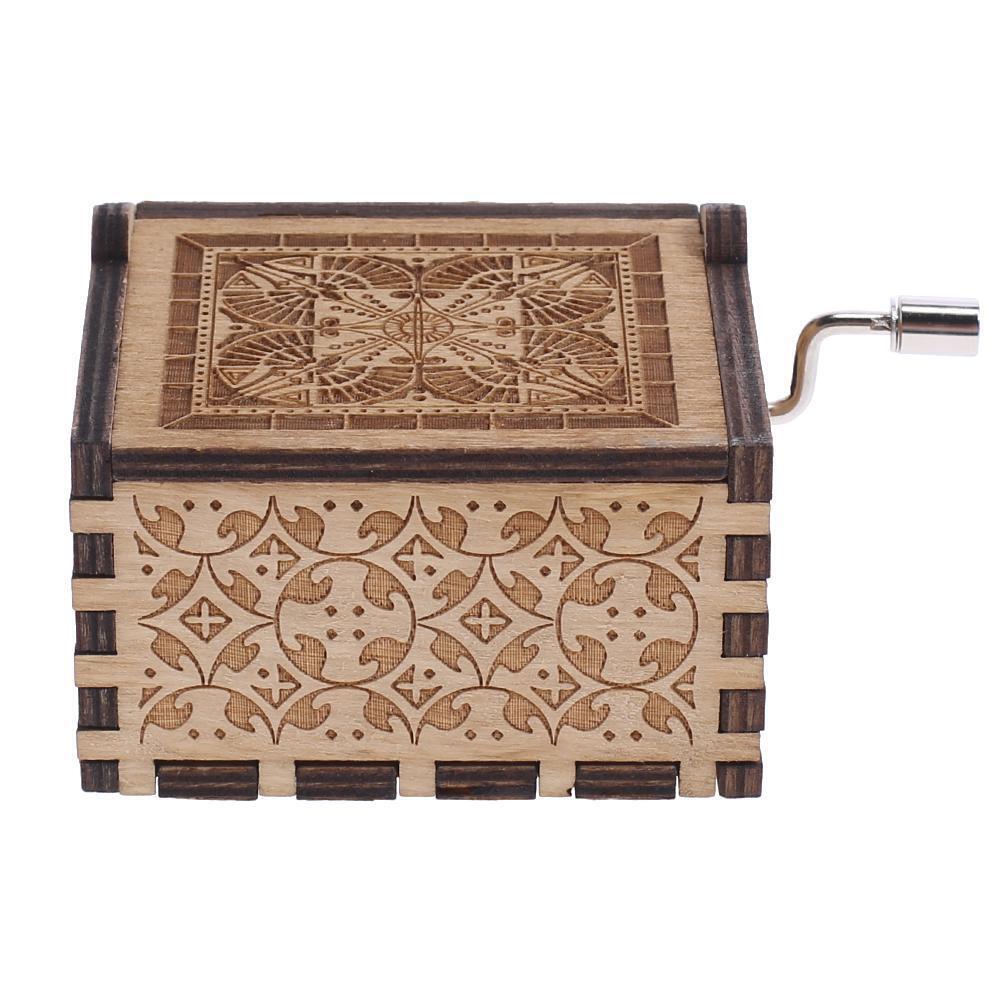 GAME OF THRONES Music Box Engraved Wooden Music Box Crafts Kid Xmas Gifts