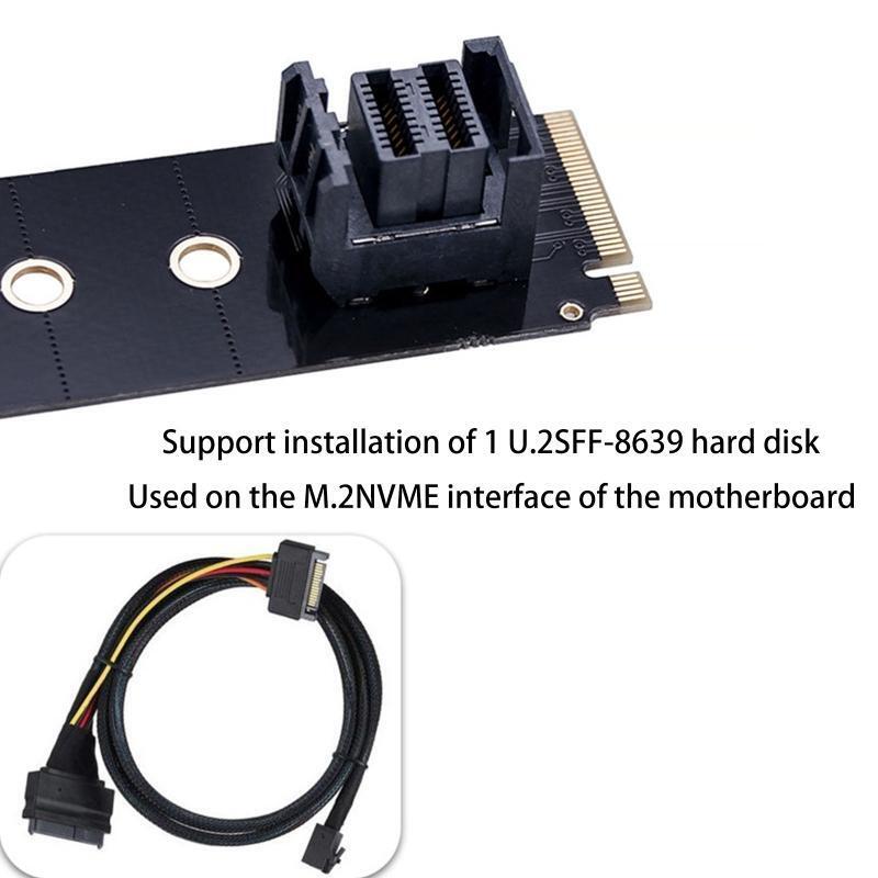 U.2 SFF-8639 to PCIe NVMe M.2 SSD Adapter Card SSF-8643 to SFF-8639 Converter