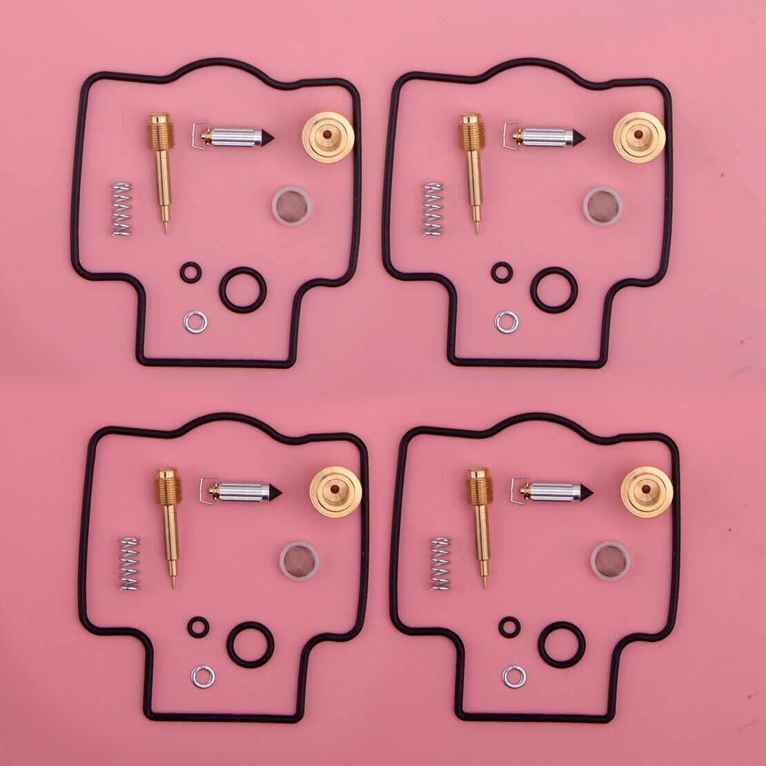 4x Motorcycle Carburetor Carb Repair Seal Set Fit For Yamaha YZF600R 1997-2007