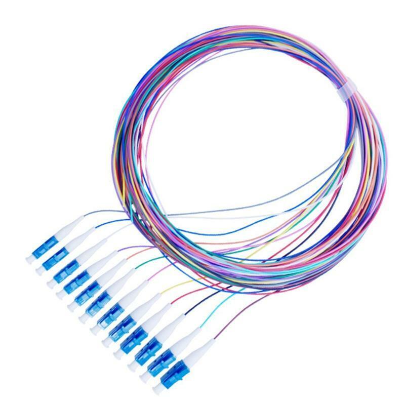 SC/UPC Optic LC Multi/Single Mode SM Fiber Pigtails 12 Strand Splitter FTTH FTTX
