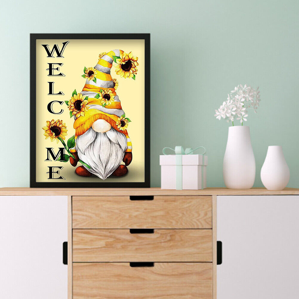 DIY Cross Stitch Full Embroidery Kit Goblin Stamped for Home Decoration