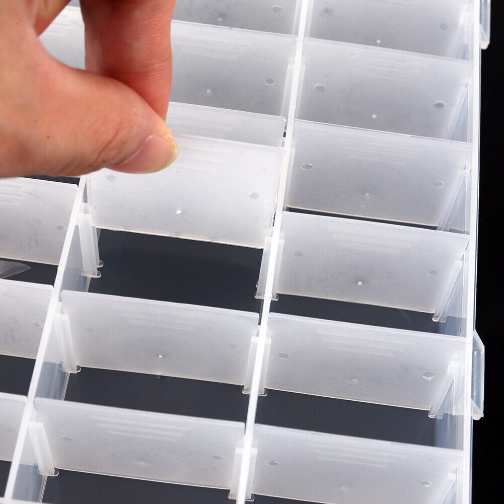 24 Slots Transparent Plastic Fishing Lure Box Fishing Tackle Storage Box