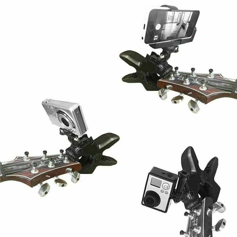 Guitar Headstock Phone/Camera Fixing Clamp Clip Recording Guitar Playing Shots
