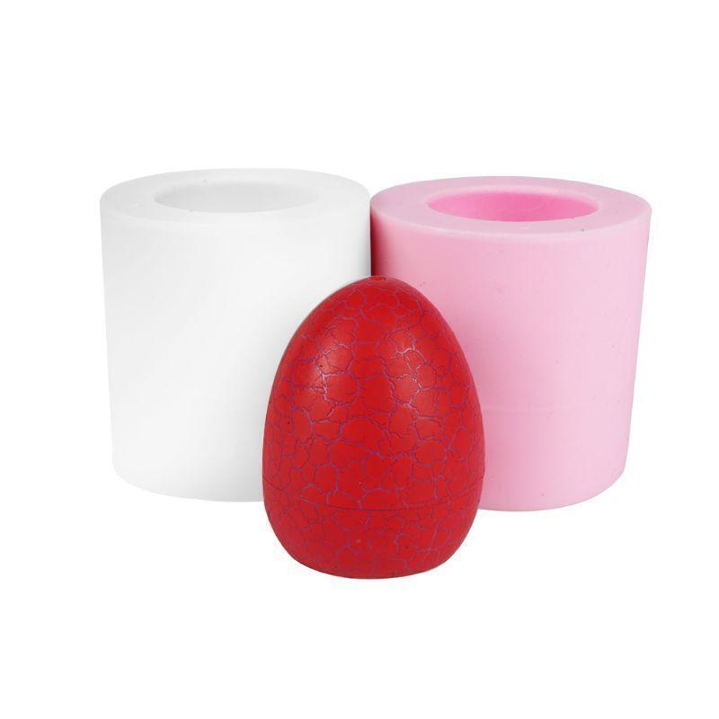 Silicone Mold Dinosaur Eggs Shape Fondant Mould DIY Handmade Soap Epoxy Molds