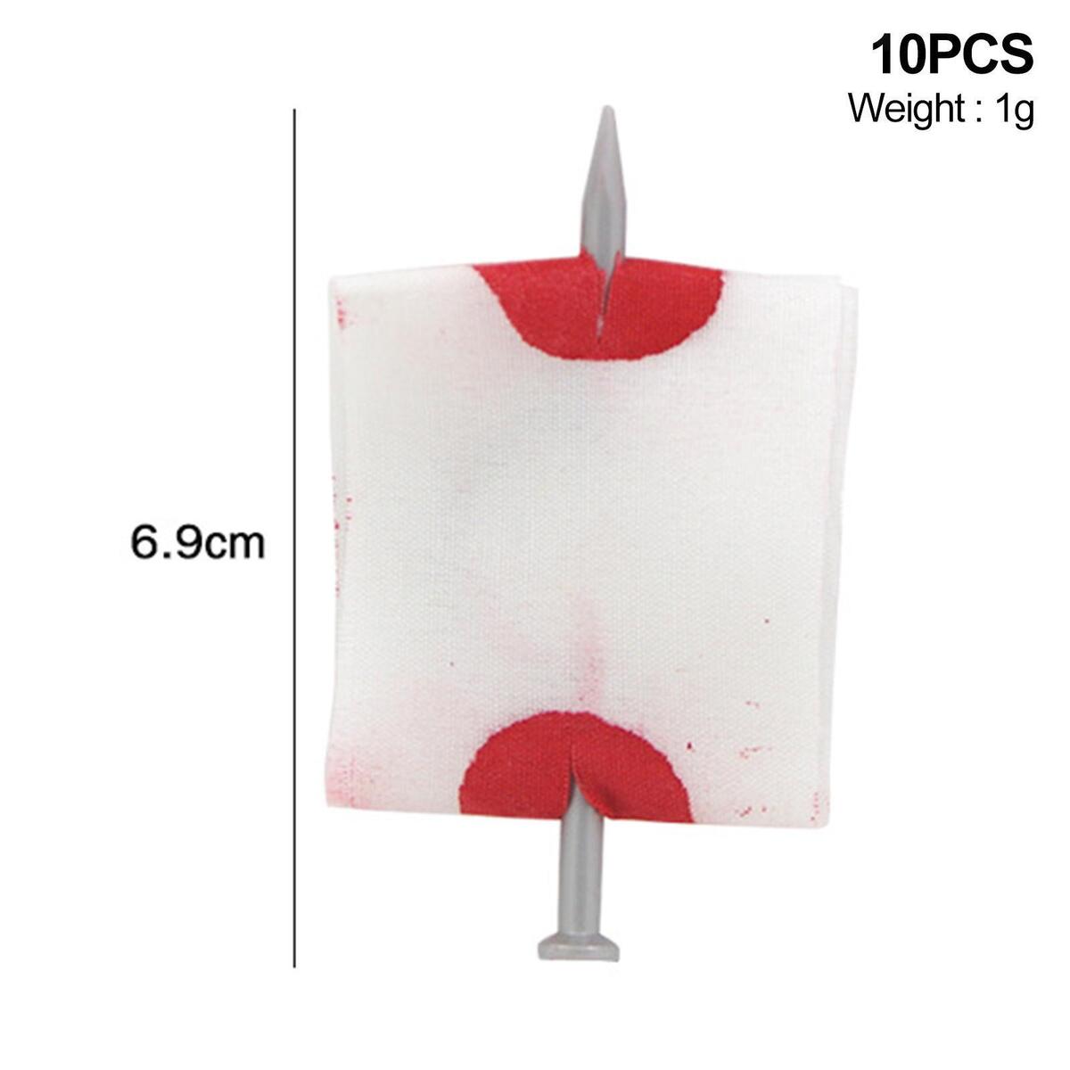 10 Pieces Bloody Nail Through Finger  Practical for  Party Carnival