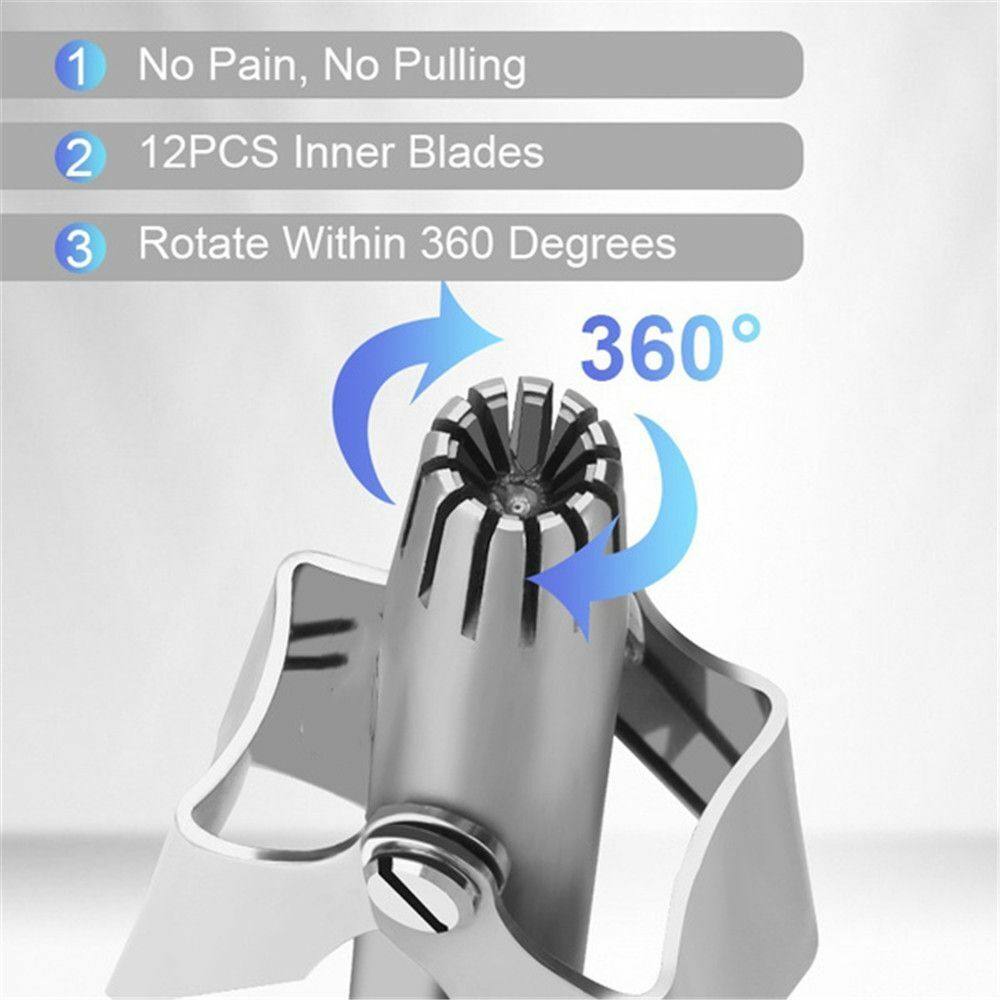 Nose Trimmer Nose Vibrissa Razor Shaver Ear Hair Removal Clipper Nasal Cleaning