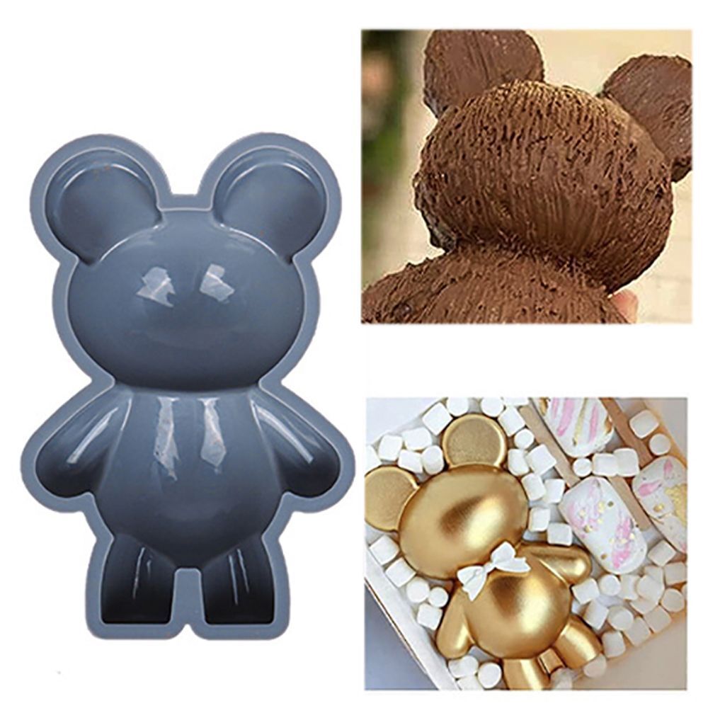 Baking Pan Pastry Bear Chocolates Mold Cake Molds Silicone Mold Soap Mould