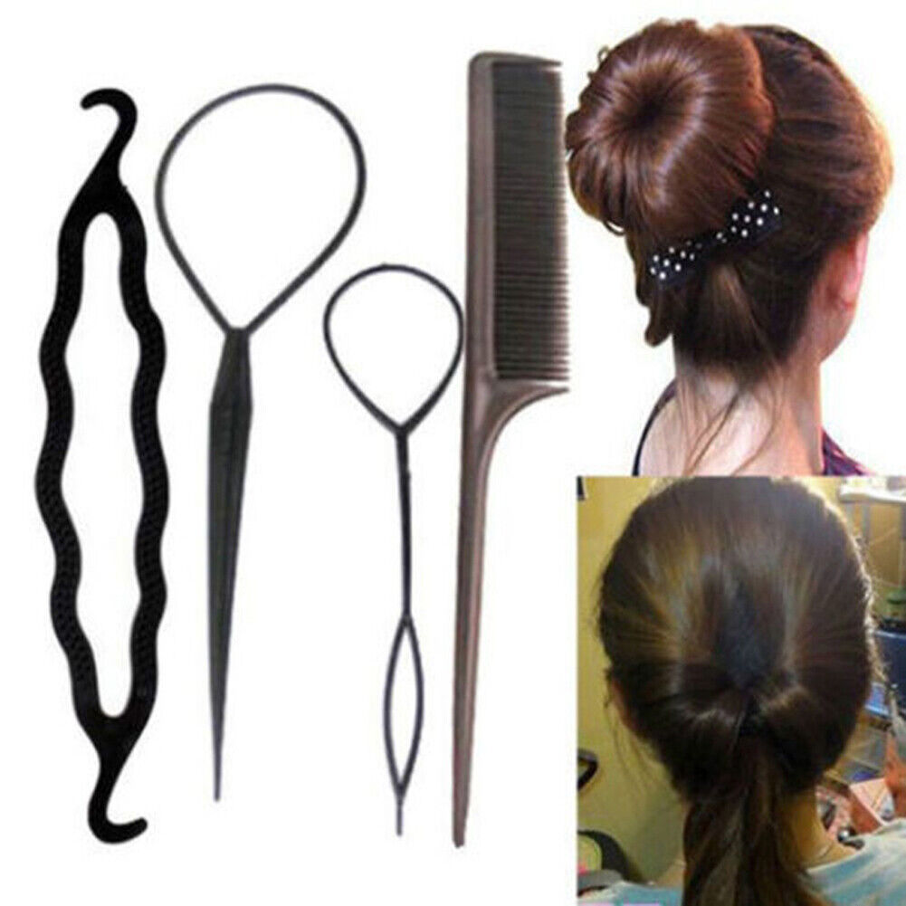 Hair Twist Styling Clip Stick Bun Hairstyle Maker DIY Hair Braiding Tools