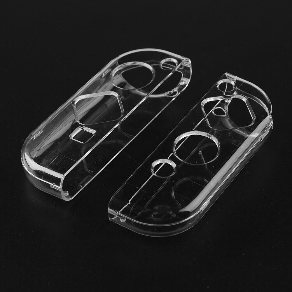2pcs Transparent Protective Cover Case Shell for Nintendo Switch Console