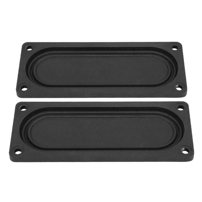 2PCS Audio Bass Diaphragm Square Frame Vibration Film Home Theater Speaker Kit