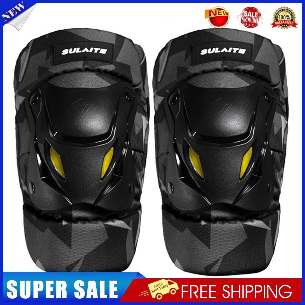 SULAITE Winter Motorcycle Elbow Pads Riding Protective Gear Camo 1 Pair