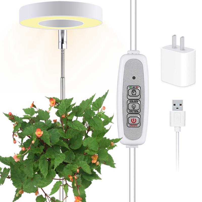 LED USB Angel Ring Plant Grow Lights for Succulent Full Spectrum Phyto Lights