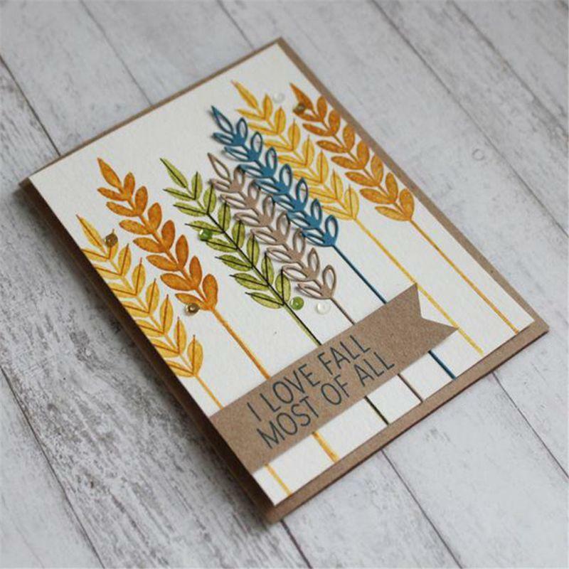 Grain Metal Cutting Dies Stencil Scrapbooking DIY Scrapbooking Album Stamp Decor