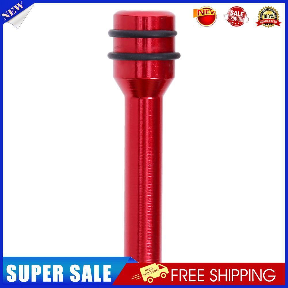 Universal Car Door Lock Knob Aluminum Alloy Door Lock Knob 2 inch (Red)