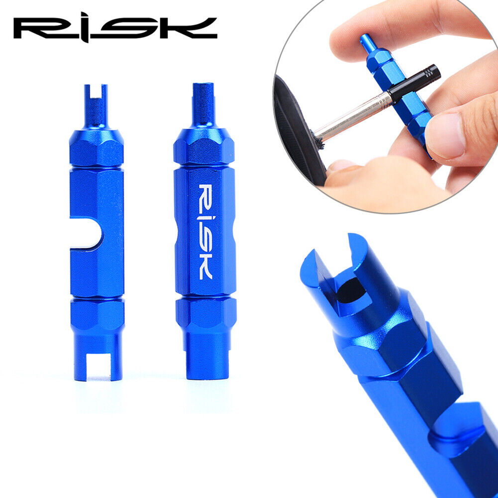 RISK Bicycle Wrench Valve Core Aluminum MTB Tire Tube Nozzle Removal Tools