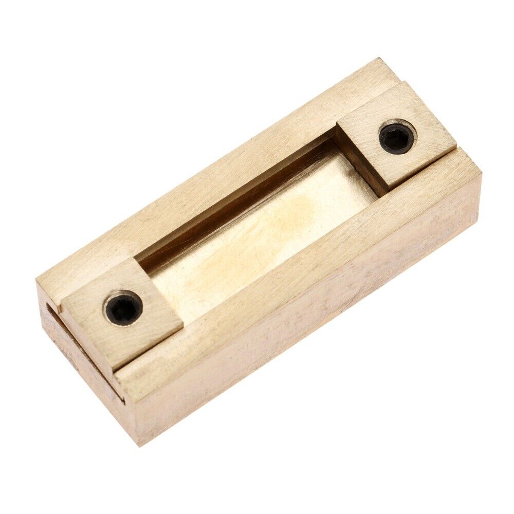 1pc Brass Steel T-Slot Fixture Holder  Brass Alphabet Letter Font Stamp