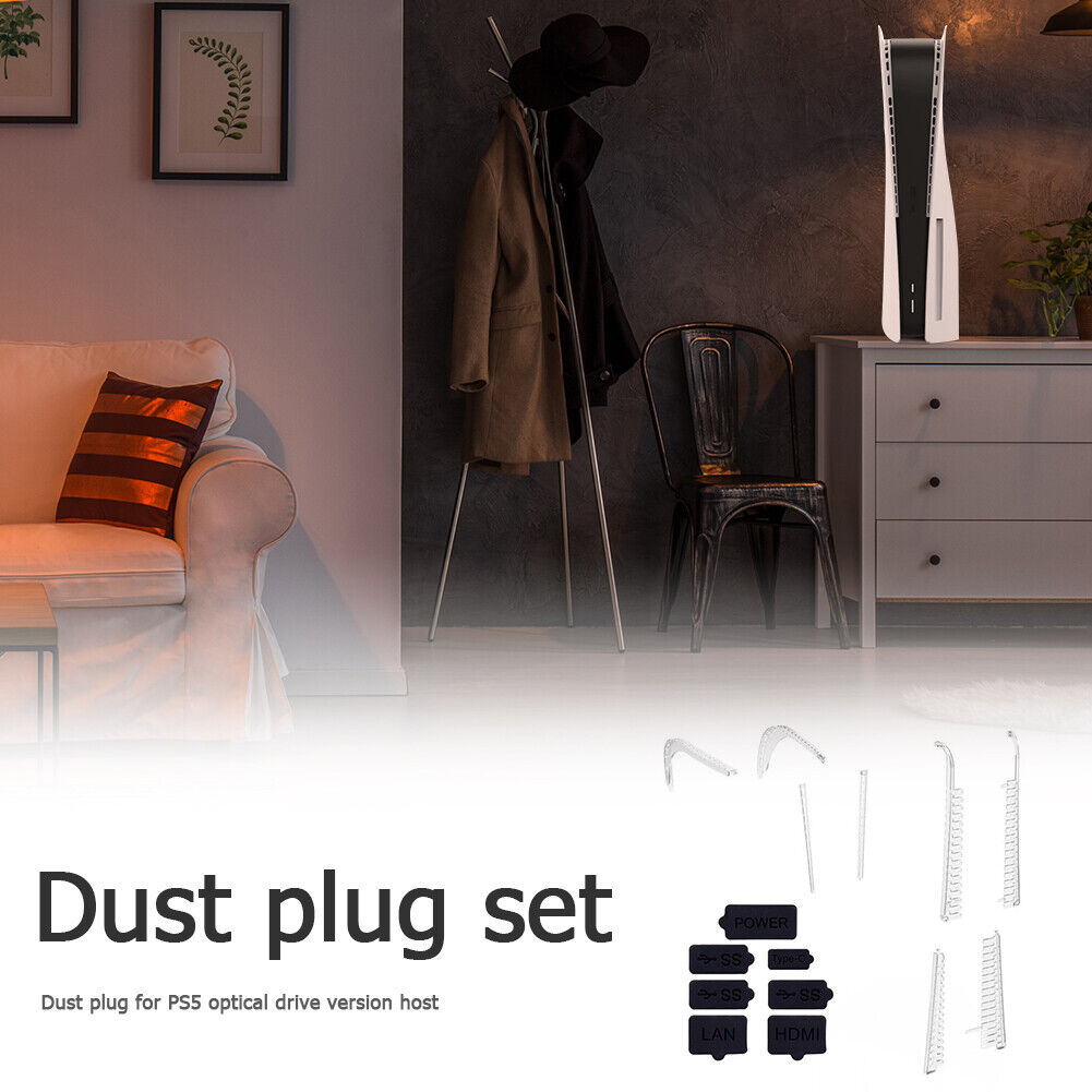 Silicone Dust Plug for PS5 Gaming Console Dust Proof Cover Stopper Kits