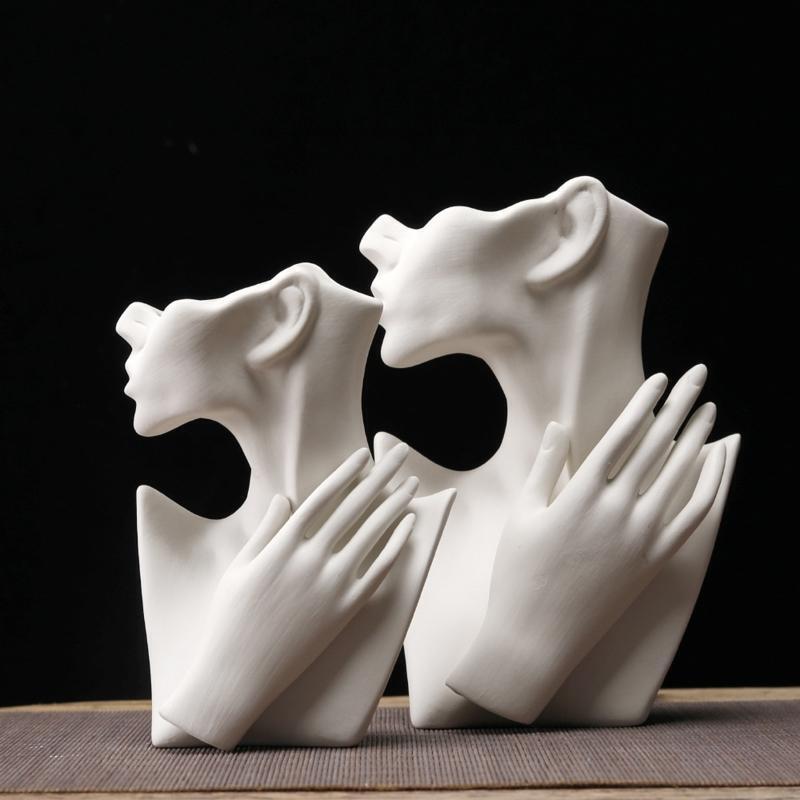 Human Body Vase Silicone Mold Succulent Flowerpot Clay Cement Plaster Molds