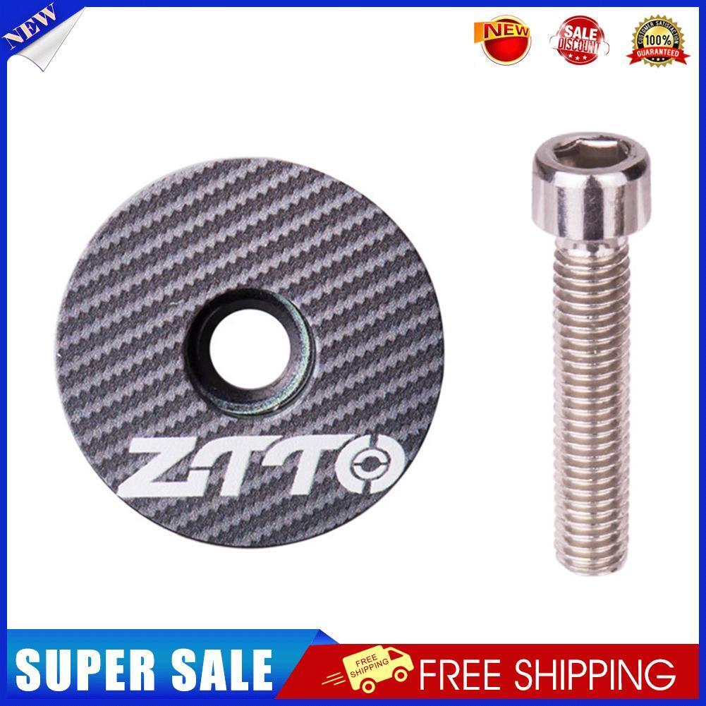 ZTTO MTB Bike Bowl Cover Bicycle Stem Top 28.6mm Fork Tube Headset Cap (C)