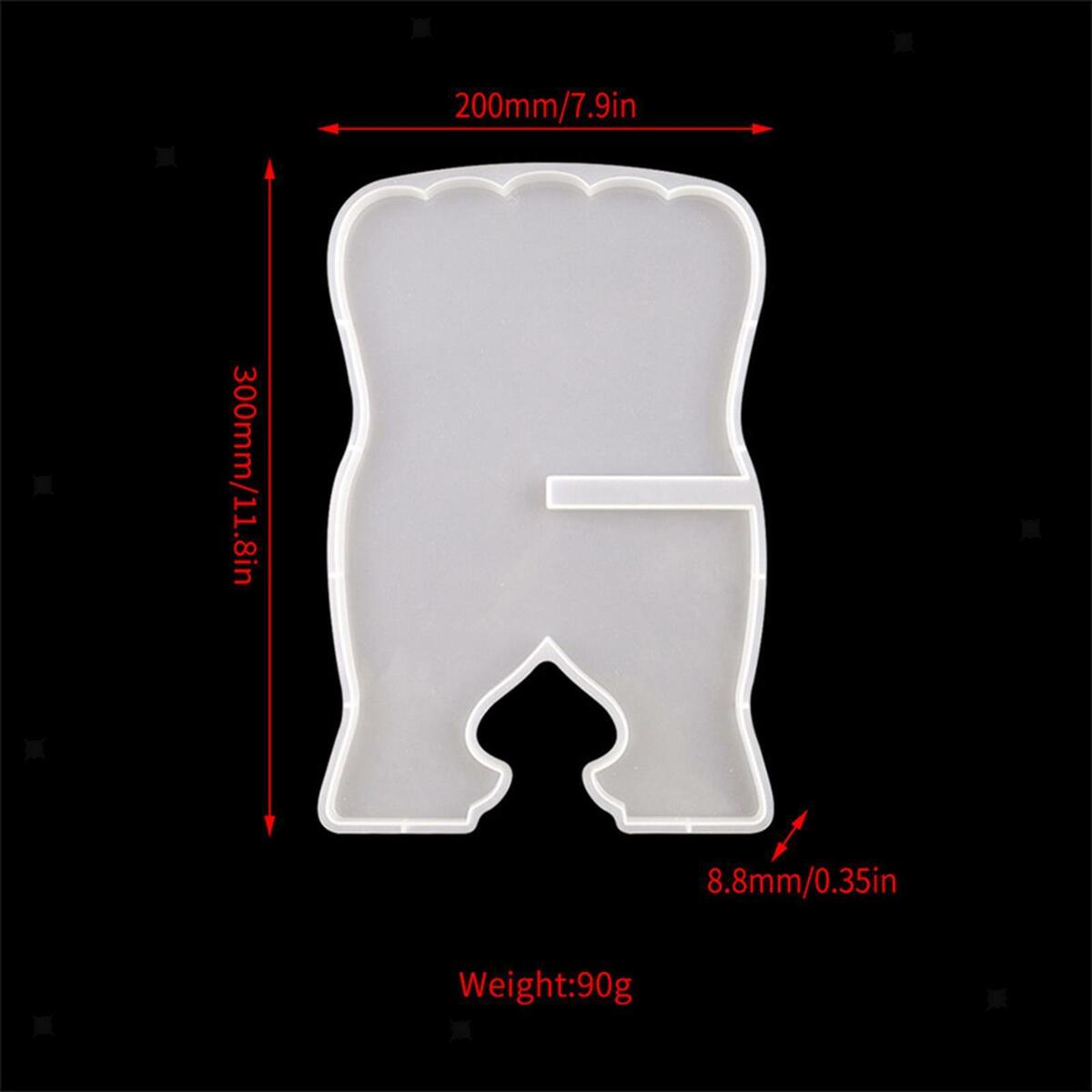 Reading Book Stand Silicone Mold Crafting Handmade Cookbook Stand Mould