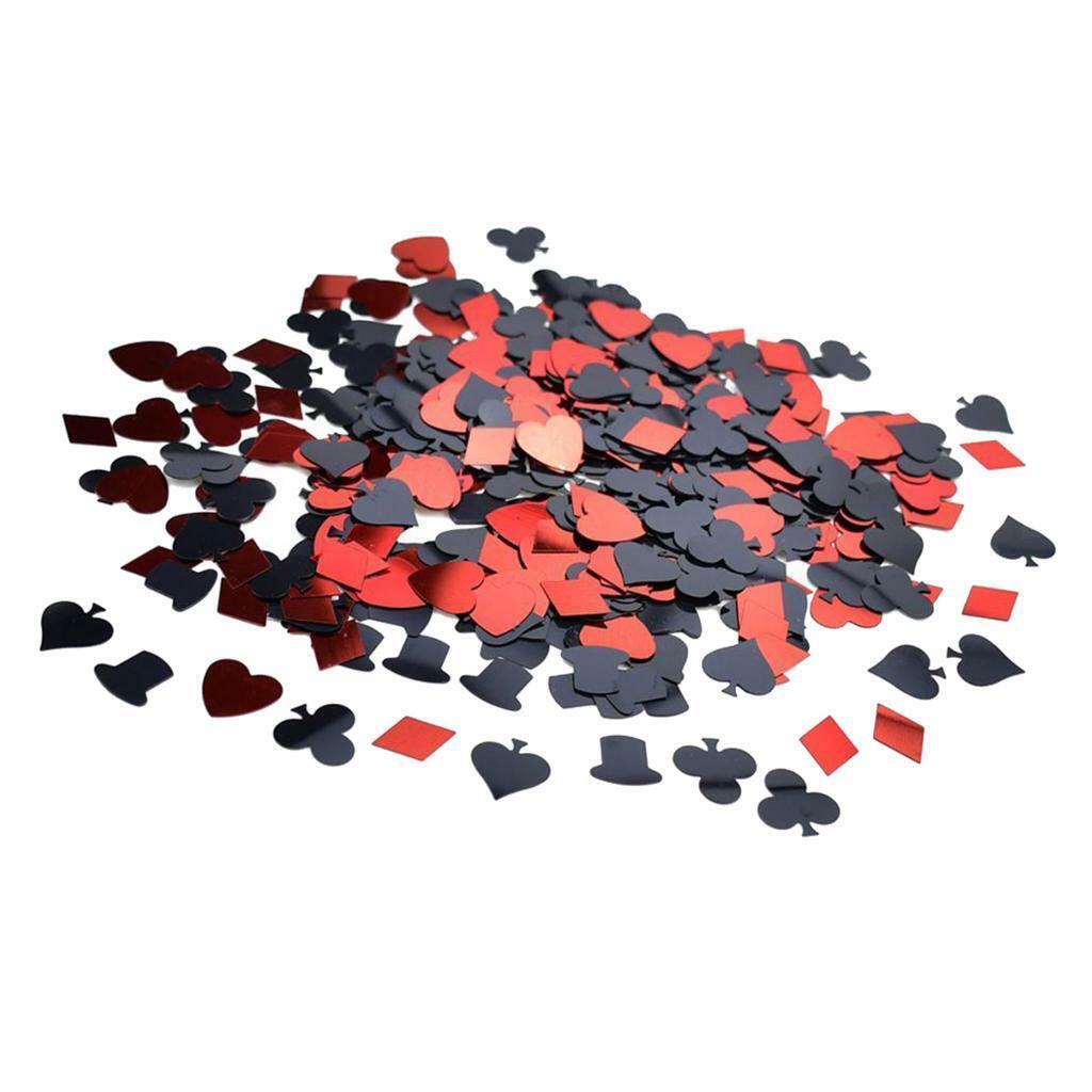 Glitter 30g Assorted Casino Poker Table Confetti Wedding Poker Game Decor
