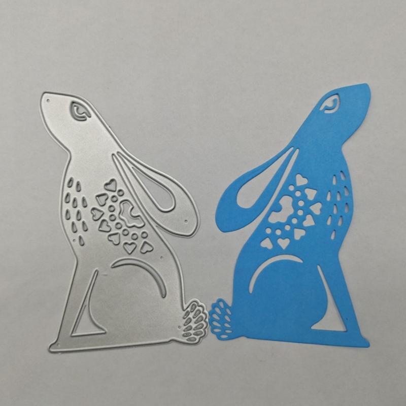 Easter Heart Bunny Metal Cutting Dies Stencil DIY Scrapbooking Album Paper Card