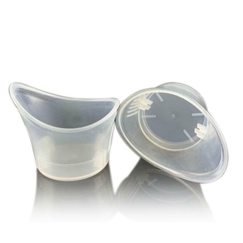 20PCS Durable Eye Cups with Round Rims Eye Protection Cleaning Tool 5ml Measure