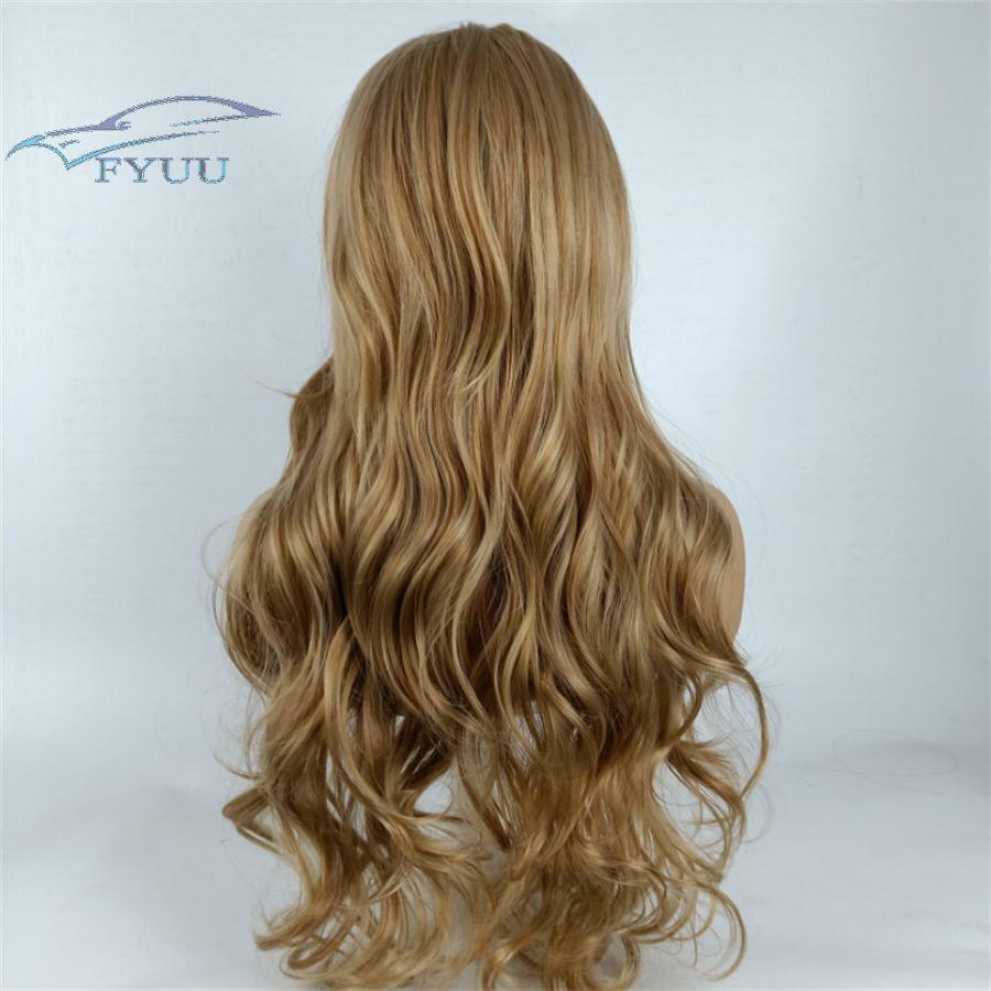 Daily Wig Synthetic Curly Hair Middle Part Heat Resistant Fibre Fashion style