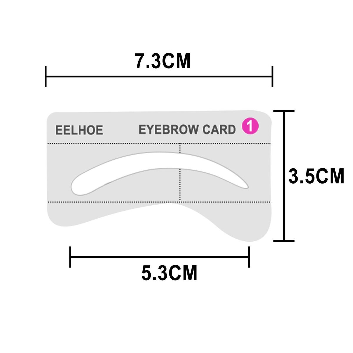 Long Lasting One Step Eyebrow Stamp Brow Stamp Shaping Kit Shaping Makeup Set