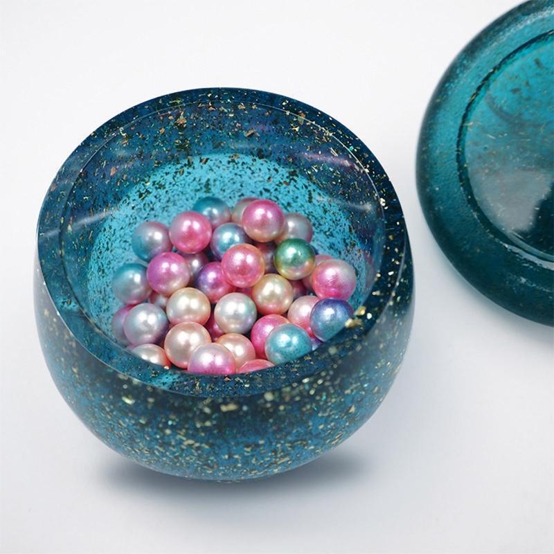 Mushroom Jar Storage Box Mold Jewelry Box Mold Suitable for Soap Candle Holder