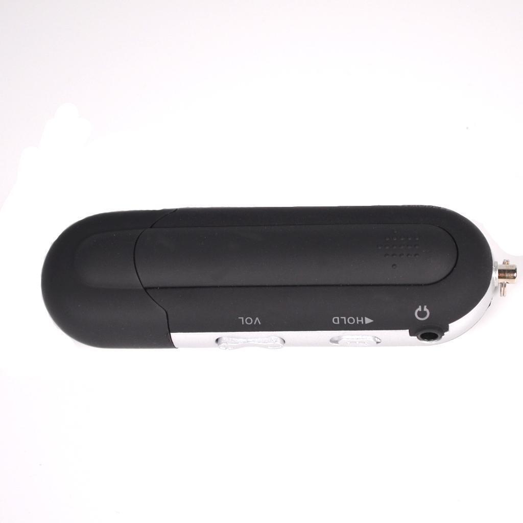 8GB MP3 WMA USB Music Player with LCD Screen FM Radio Voice Recorder Black
