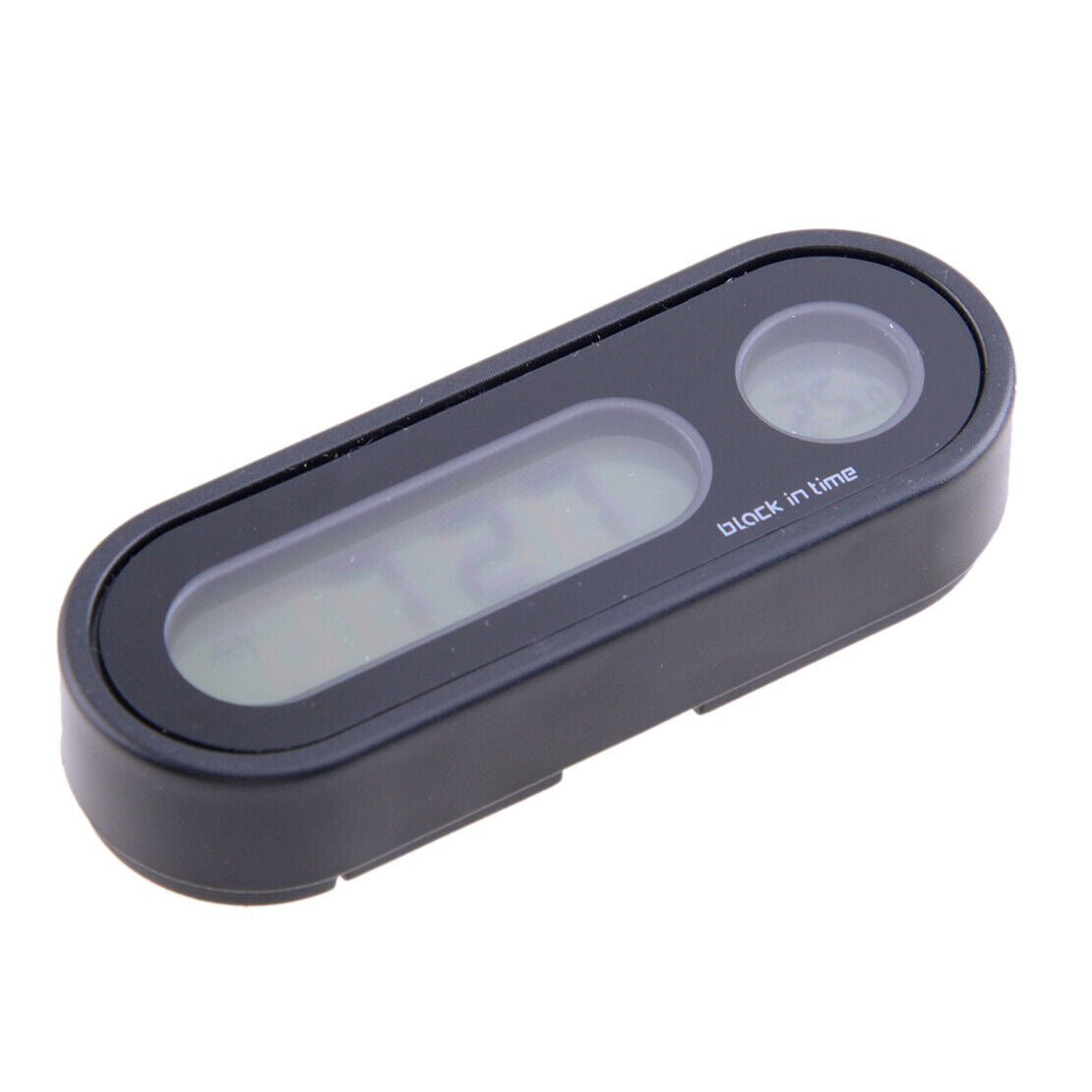 2 in 1 Car Digital LCD Electronic Time Clock Thermometer Watch Backlight Black