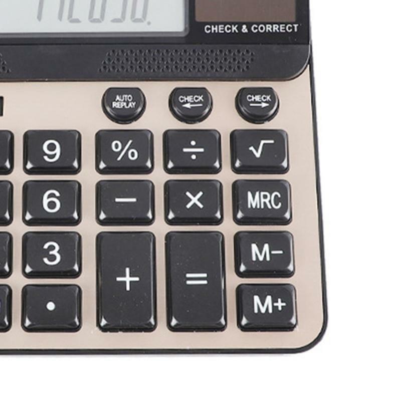 Home Office 14 Digits Electronic Calculator Large Screen Desktop Calculators