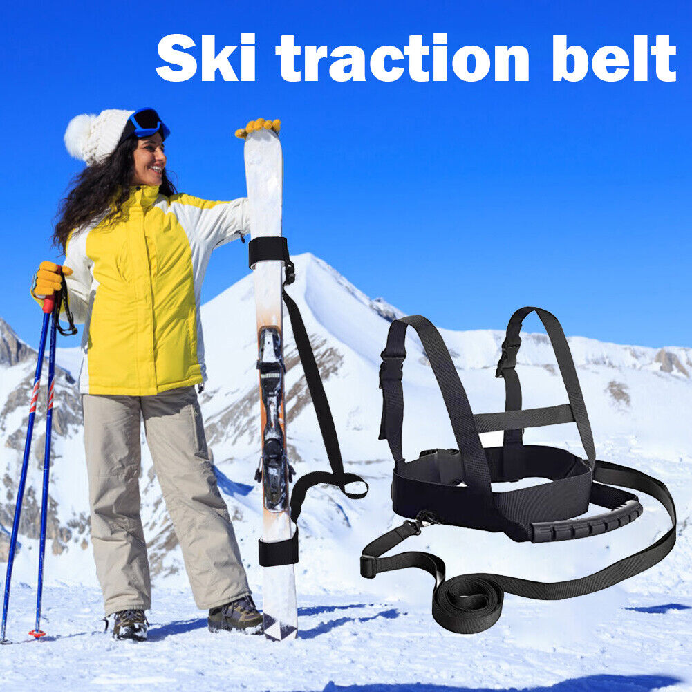 Adjustable Children Ski Safety Traction Harness Rope Skiing Shoulder Belt
