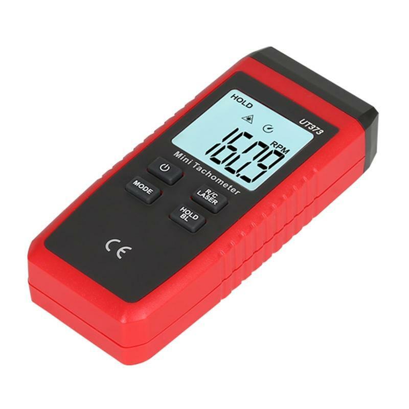 Handheld Speed Meter with Backlight Non-Contact Tachometer Max/Min Speed Gauge