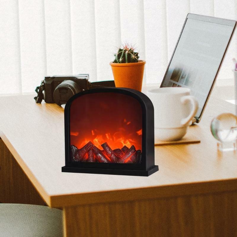 Black Flameless Portable LED Bedrooms Lanterns Battery Operated and USB Operated