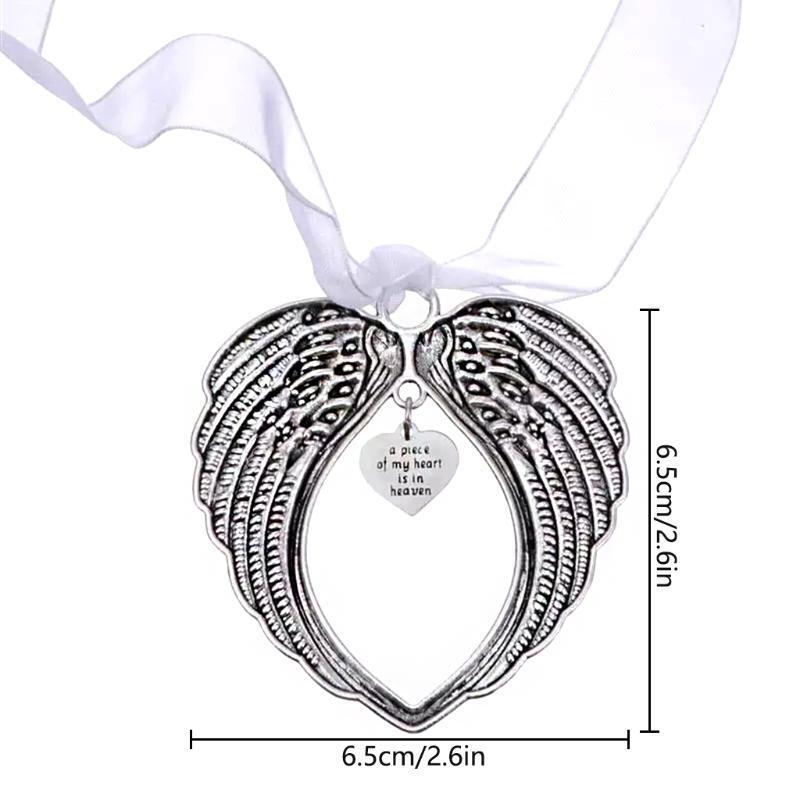 Memorial Gift for Loss of Loved One Angel Wing a Piece of My Heart is in Heaven