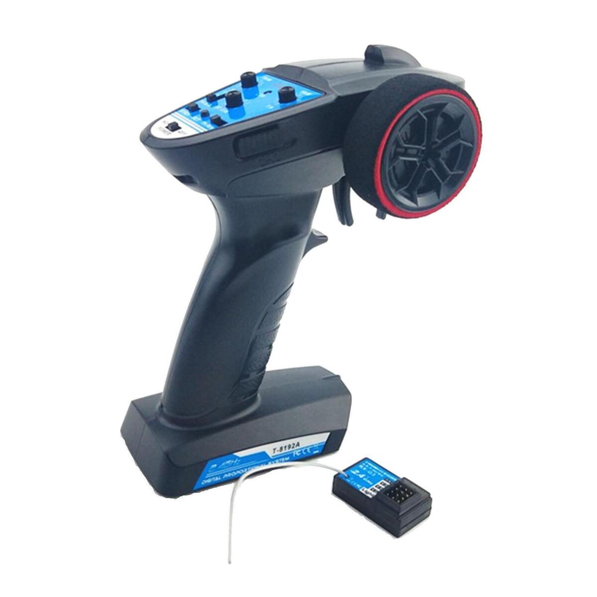 RC Controller Transmitter W/ Waterproof Receiver Remote Control for RC Car