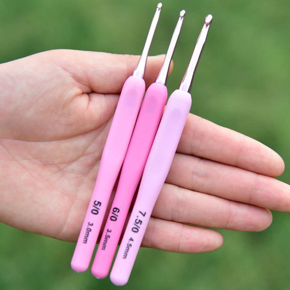 Set Scissor Yarn Needles Knitting Needles Knit Weave Assorted Crochet Hook