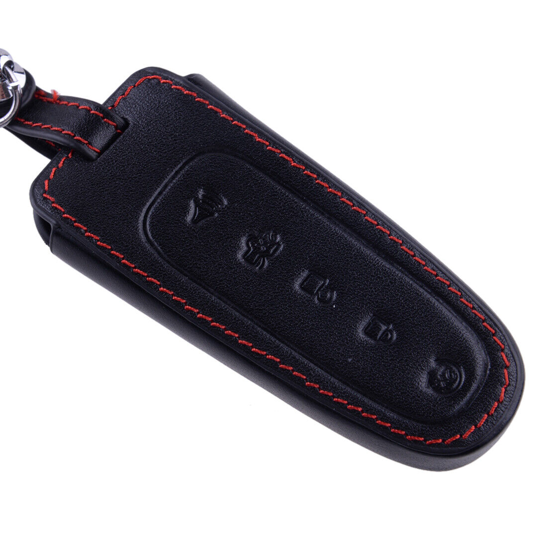 1pcs PU Leather Remote Key Fob Keychain Shell Case Fit For Ford Lincoln MKS MKT