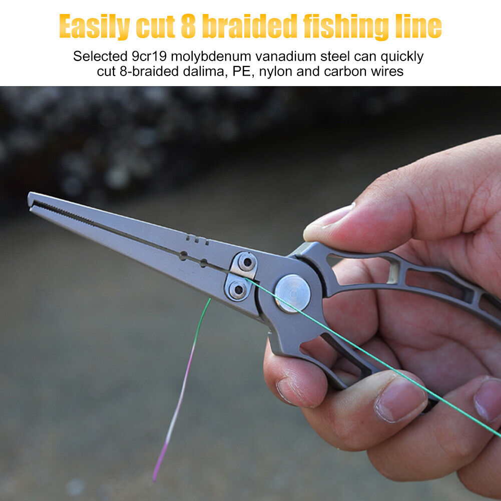 Saltwater Fishing Lures Pliers Tongs Hook Remover Line Cutter Tackle Tools